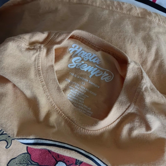 Yellow Sugar Skull Graphic Tee - Picture 9 of 10